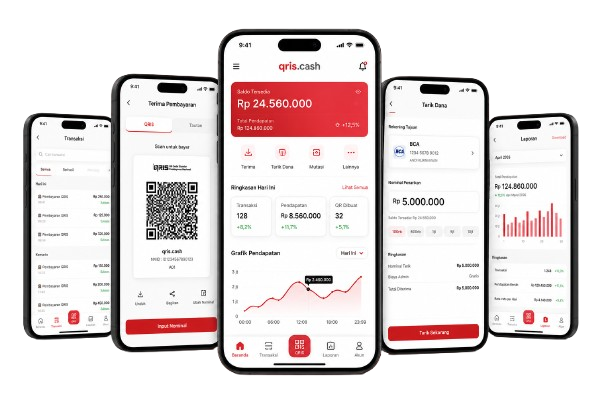 Mockup Aplikasi qris.cash